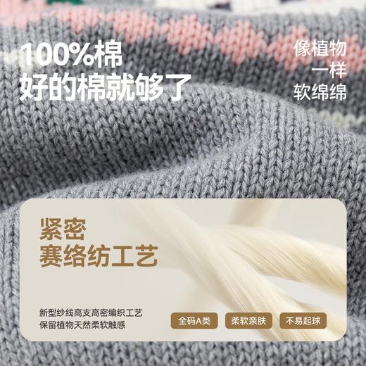 店铺主推【全棉】嘟嘟家女童毛衣开衫秋季女孩外套秋装儿童毛线衣童装C6CMY002★ 商品图3