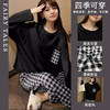 【秋日新品❗️超舒服家居服套装】柔软细腻，宅家舒眠系，上身就不想脱下来！春秋季睡衣女长袖长裤简约休闲女士大码可外穿★美物社 商品缩略图2