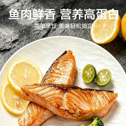 【甄选品质】八鲜桥 三文鱼柳 1kg/袋 肉色橙鲜脂纹丰腴 商品图3