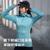 灰壳秋冬户外滑雪美利奴羊毛女连帽半拉链保暖上衣美丽诺印花长袖 商品缩略图1