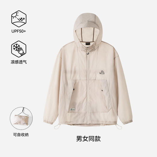 伯希和户 外防晒衣男女同款防风皮肤衣轻薄防晒服外套 12421220 商品图5