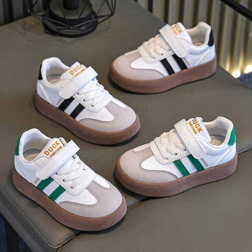 【小黄鸭】儿童运动鞋2026春秋女童鞋子男童德训鞋宝宝童鞋潮学生板鞋26-37★小黄鸭 商品图5