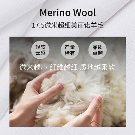 灰壳秋冬户外滑雪美利奴羊毛女连帽半拉链保暖上衣美丽诺印花长袖 商品图4
