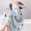 【顺滑亲肤 飘逸灵动】宫诏 新中式改良汉服方领棉绸连衣裙 自带胸垫居家户外两穿 11款可选 商品缩略图1