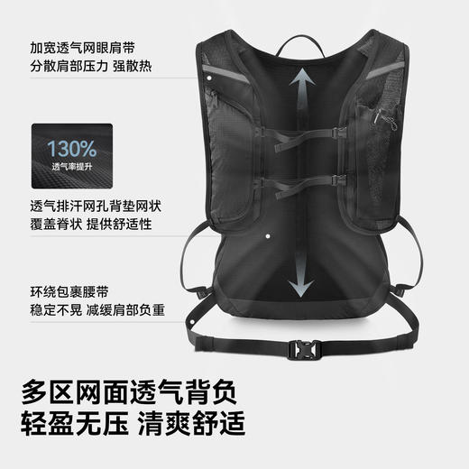 伯希和户外骑行包男女15L登山包轻量化徒步运动旅行便携双肩背包 商品图5