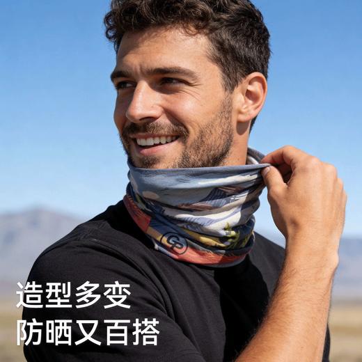 灰壳美利奴羊毛户外魔术头巾运动夏轻薄透气速干面罩吸湿排汗围脖 商品图3