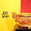 五路财神聚宝盆 三大非遗工艺 足金镶嵌可旋转貔貅 摆件 限量收藏款 开业乔迁礼品 商品缩略图1