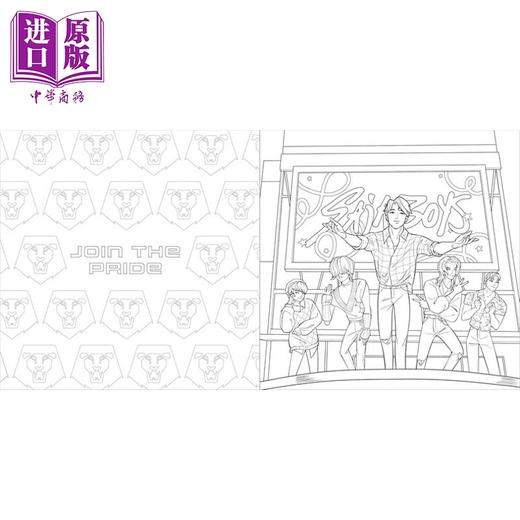 【中商原版】Kpop猎魔女团 官方豪华涂色书 Kpop Demon Hunters The Official Deluxe Coloring 英文原版 Random House Worlds 商品图3