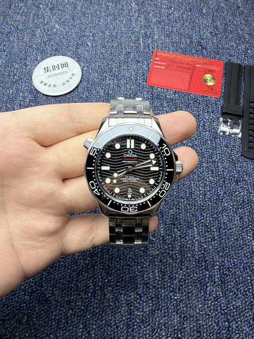 欧米茄JVS海马300米系列 原装开模 黑海马 男士腕表 表径42mm 商品图1