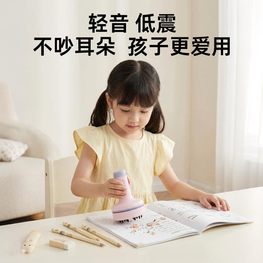 【一次充电续航一学期 桌面清洁神器】天文迷你手持式吸尘器 开学文具好搭档 大吸力低分贝 一体式防滑手柄贴合小手 强弱两档可调 萌趣挂绳随取随用 W020 商品图2
