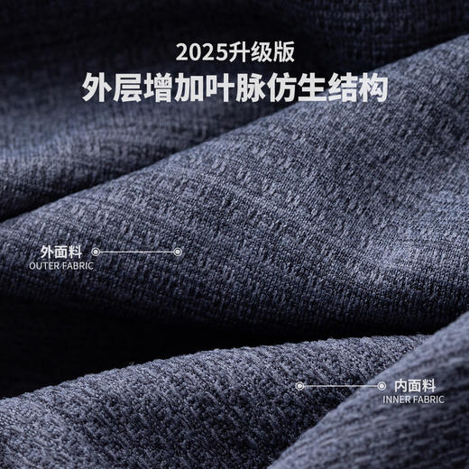 极限崂里男士夏季植物仿生3D立体排汗速干短袖T恤亨利领polo衫通勤户外 商品图1