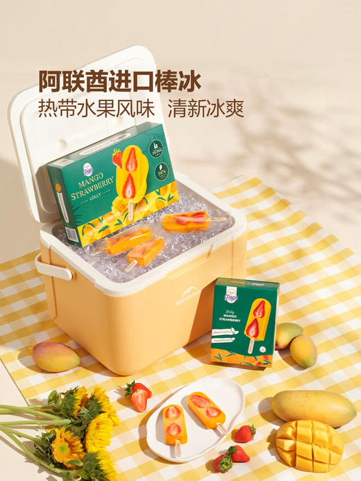MM 山姆 House of Pops进口草莓芒果棒冰 800g 商品图1