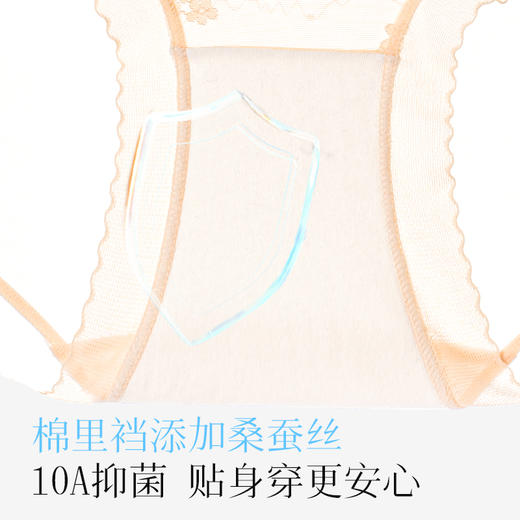 【59.9元7条！】秋板·凉花丝雨冰皮内裤｜薄如蝉翼带凉风，10A级抗菌，舒爽呵护～ 商品图5