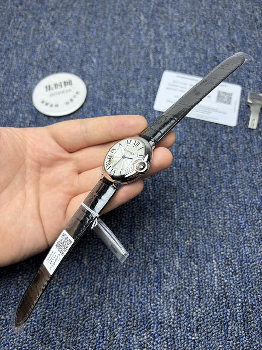 CR卡地亚蓝气球系列 中号36mm 经典罗马面 中性腕表 男士小手腕福音！ 商品图4