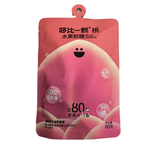 哆比一颗桃水果软糖 商品图0