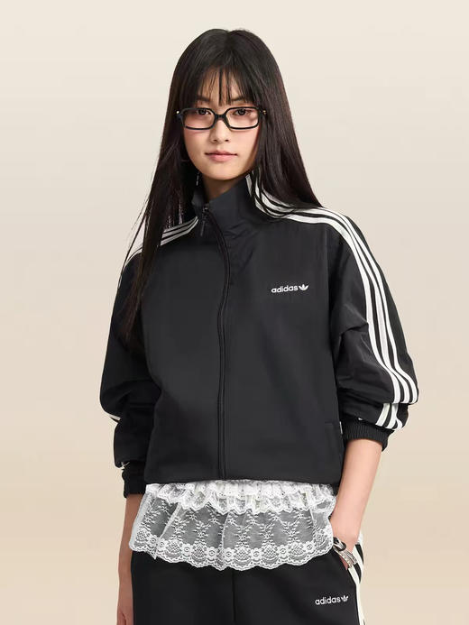 原单三叶子𝐓𝐑𝐀𝐂𝐊 𝐓𝐎𝐏立领梭织夹克外套072904 商品图3