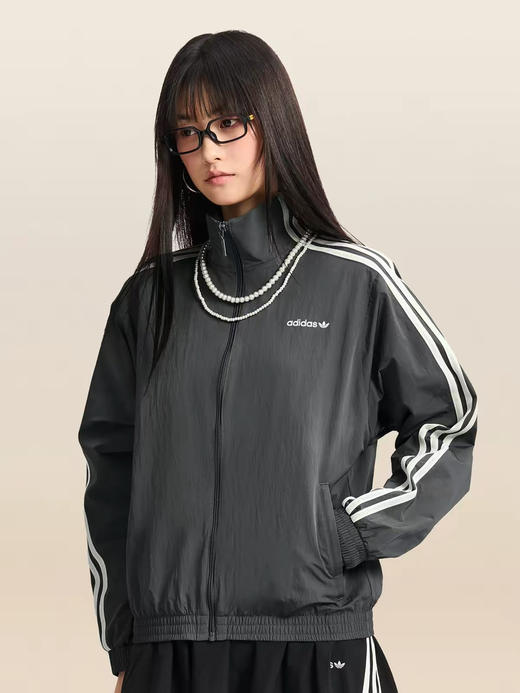 原单三叶子𝐓𝐑𝐀𝐂𝐊 𝐓𝐎𝐏立领梭织夹克外套072904 商品图4