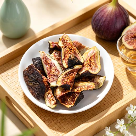 营养食光×笙观新疆喀什有机无花果干（紫皮）溯源新疆喀什岳普湖 有机认证 当季鲜果制干 配料干净 果香醇厚 口感清甜 商品图2