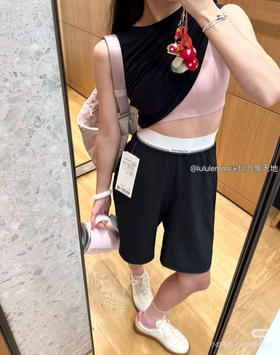 lu家Swift女士腰部徽标9寸宽松短裤072908