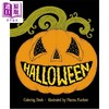 预售 【中商原版】万圣涂色书 Halloween Coloring Book 汉娜·卡尔松 英文原版 Hanna Karlzon 内含纹理纸张  商品缩略图0
