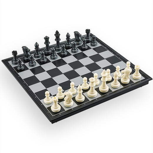 【初学者轻松上手】UB友邦国际象棋 折叠便携棋盘 黑白磁性棋子 儿童小学生培训比赛专用 商品图4