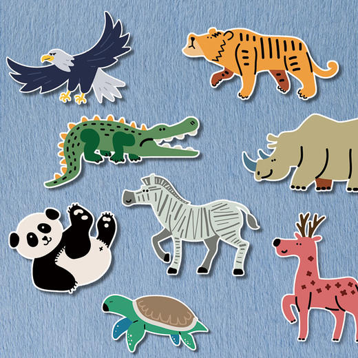 画呀画呀画动物 儿童简笔画临摹本简笔画教程 *子手工绘画涂鸦 手绘极简插画简笔画摸鱼线条临摹 商品图2