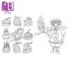 预售 【中商原版】万圣涂色书 Halloween Coloring Book 汉娜·卡尔松 英文原版 Hanna Karlzon 内含纹理纸张  商品缩略图1