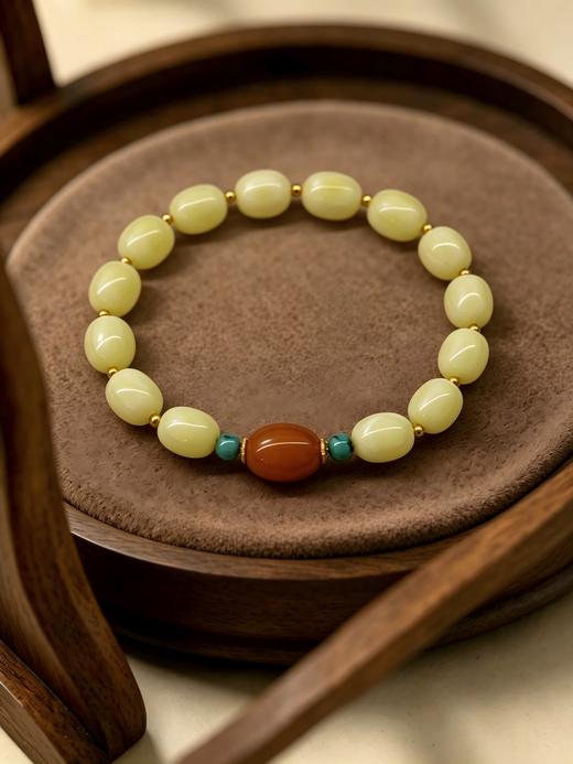 天然琥珀蜜蜡【花珀系列】典雅品质 感受自然之美 一花一世界 喆祥琥珀手链手串挂坠 商品图6