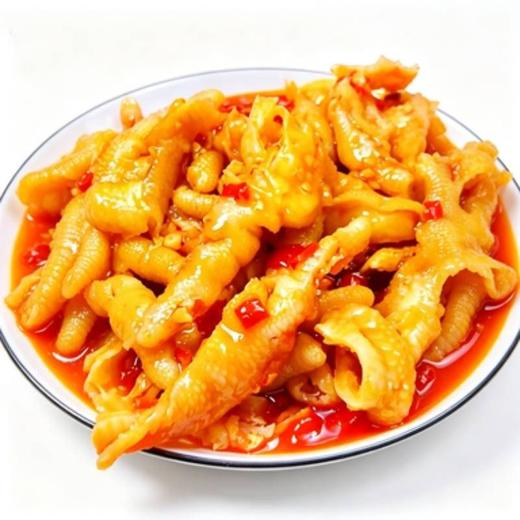 卤一小食酸辣无骨鸡爪QP（500±20g） 商品图0