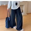 【秋日新品❗️软糯慵懒糯米裤】不挑身材，显高显瘦，很藏肉又不会太肥大，版型太好看啦！休闲好搭女高腰宽松垂感休闲裤高级感百搭松弛感阔腿裤季★美物社 商品缩略图2