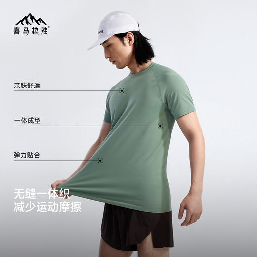 【戈21A+】喜马拉雅速干T恤圆领吸湿速干7A抗菌户外功能短袖运动徒步男女款(货号:A36BK13194) 商品图2