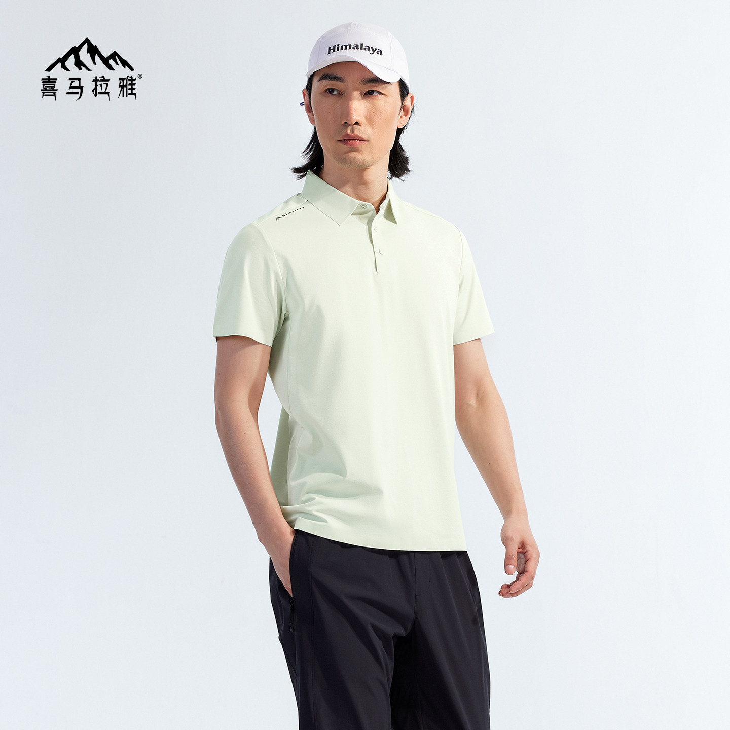 【戈21A+】喜马拉雅速干POLO衫短袖排汗吸湿透气轻量专业户外运动徒步男款(货号:N16BAEG521)