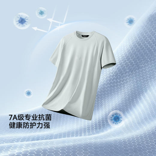 【戈21A+】喜马拉雅速干T恤圆领吸湿速干7A抗菌户外功能短袖运动徒步男女款(货号:A36BK13194) 商品图3