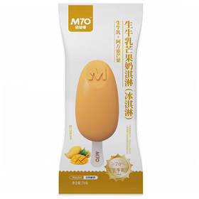 奶柒零70g生牛乳芒果奶淇淋