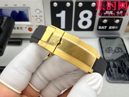 RSS配重劳力士游艇名仕型系列"黄金游艇" 重量170克+ 原版配重 上手即原装！丹东3235一体机 男士腕表 表径42mm 商品图8