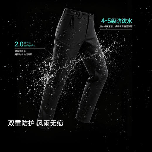 【戈21A+】喜马拉雅星岩软壳裤防风防泼CORDURA耐磨户外运动穿越徒步裤男女(货号:A36BA49189) 商品图2