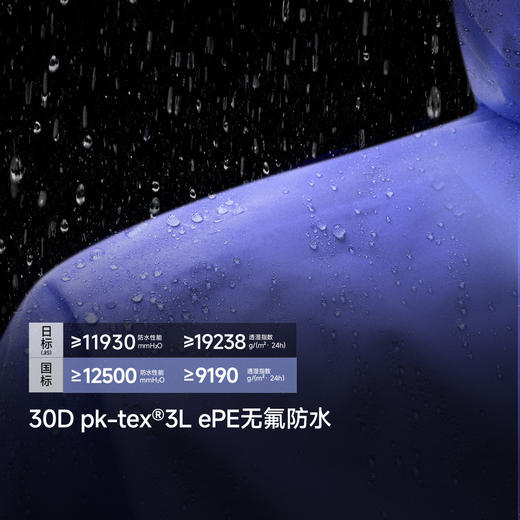 【戈21A+】喜马拉雅H5500攀山壳冲锋衣无氟硬壳防水防风耐磨户外登山服外套(货号:A36BA6B120) 商品图2