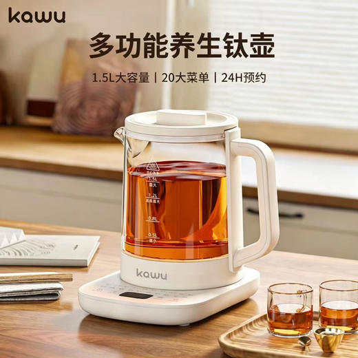 热卖中！卡屋喷钛发热盘养生壶 商品图0