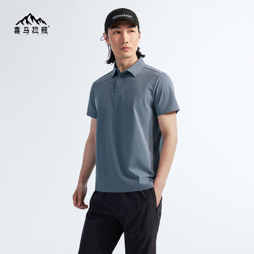 【戈21A+】喜马拉雅速干POLO衫短袖排汗吸湿透气轻量专业户外运动徒步男款(货号:N16BAEG521) 商品图1