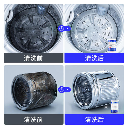 Fertig碧灿洗衣机清洗剂， 免浸泡！一键标准洗，波轮滚筒洗衣机清洗剂 商品图3