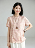 ORIGNAL&CO「锦瑟芳华」新中式小衫 | 提花印花工艺，宝相花、凤尾花，藏尽东方温润贵气【3-7天发货，周末顺延】 商品缩略图5