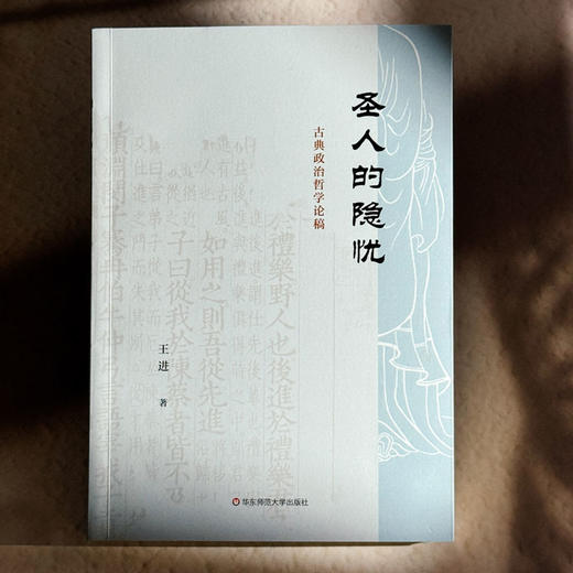 圣人的隐忧 古典政治哲学论稿 解读经典文本 中国思想政治哲学 商品图1