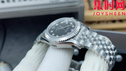 劳力士GS日志型系列 女款28mm GS日志28系列 黑盘钻面 2671机 五珠带 女士腕表 商品图2