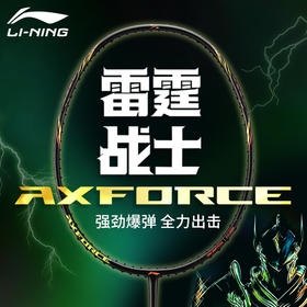 李宁羽毛球拍全碳素进攻型减震稳定训练拍雷霆战士轻量5U球拍