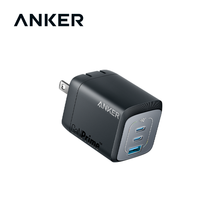 【热销】Anker安克 Prime系列 全氮化镓67W三口快充充电器Type-C快充适用iPadPro平板苹果17手机MacBook65W笔记本电脑 A2669