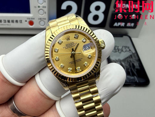 劳力士GS日志型系列 女款28mm GS日志28系列 全金钻面 2671机 五珠带 女士腕表 商品图2