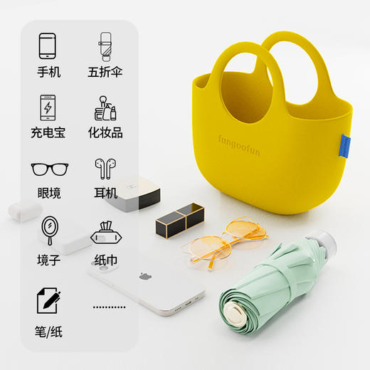 【一体成型 耐磨抗造】梵高范 购购包 敞口大容量收纳 柔韧耐挤不变形 F550 商品图4