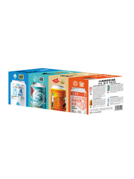 MM 山姆 IPA精酿啤酒混合罐装 330ml*2*4 商品图6