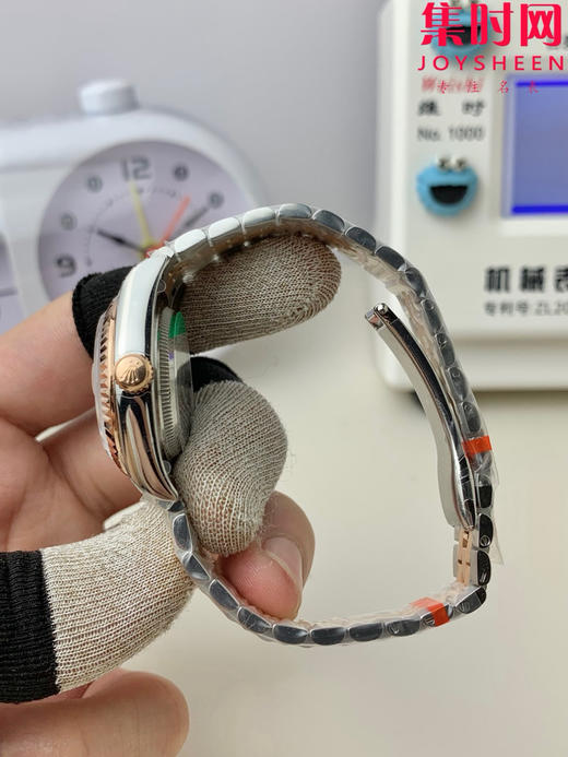 劳力士GS日志型系列 女款28mm GS日志28系列 间玫金星钻面 2671机 五珠带 女士腕表 商品图2