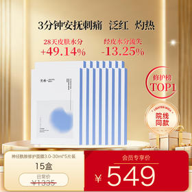 ❗️【老王推荐】光希神面膜晒后舒缓修护补水保湿维稳女神经酰胺玻尿酸角鲨烷5片/盒